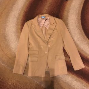 Tan long sleeve blazer never worn